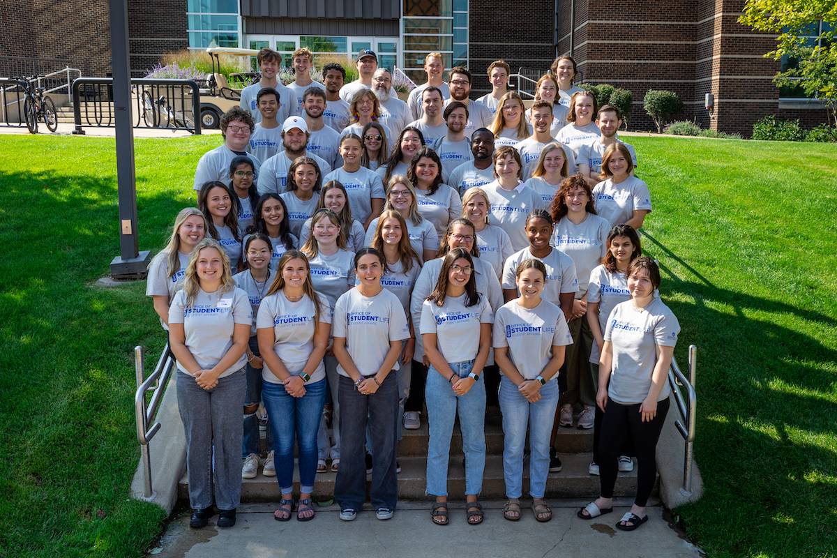 A group photo of the Office of Student Life staff.